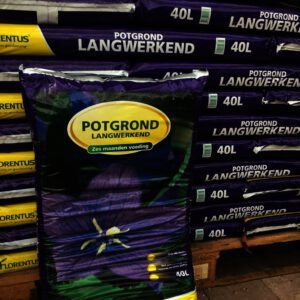Florentus potgrond premium met 6 maanden voeding, geeft u plant in het eerste jaar 30-40 % extra groei en bloei