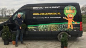 Thuisbezorgen met Buxuskoning of post nl,