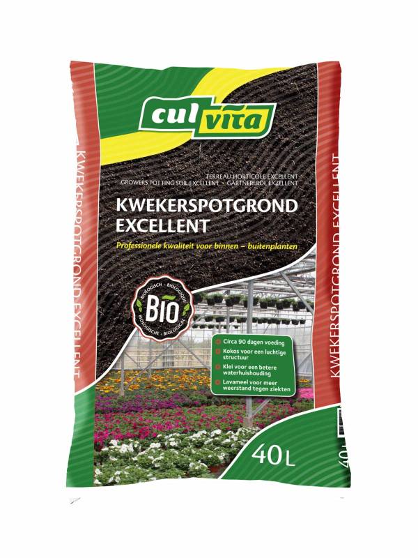 Culvita Kwekers Potgrond Excellent met 90 dagen voeding.