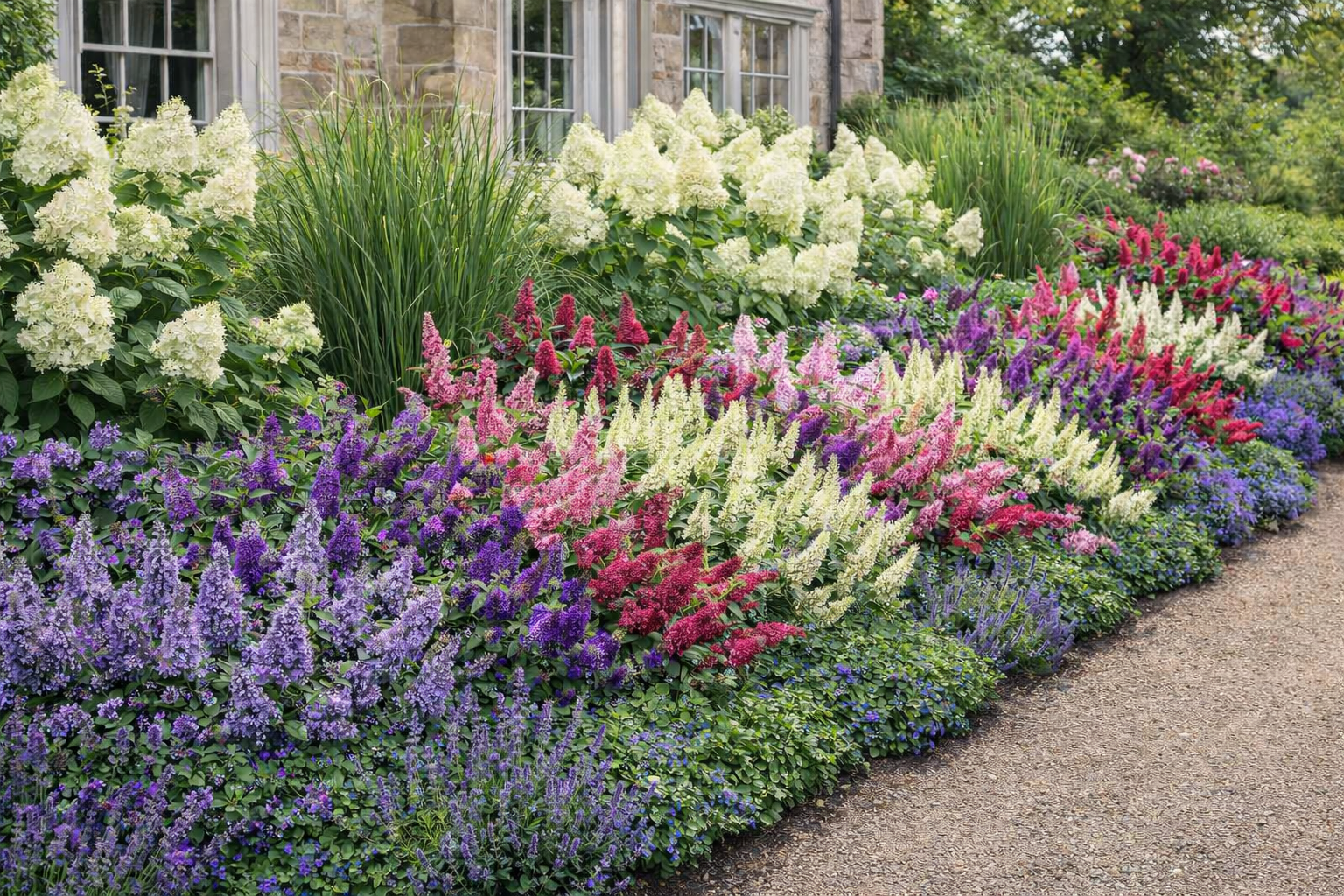 Schitterende doe het zelf maak border, via Buxuskoning.nl