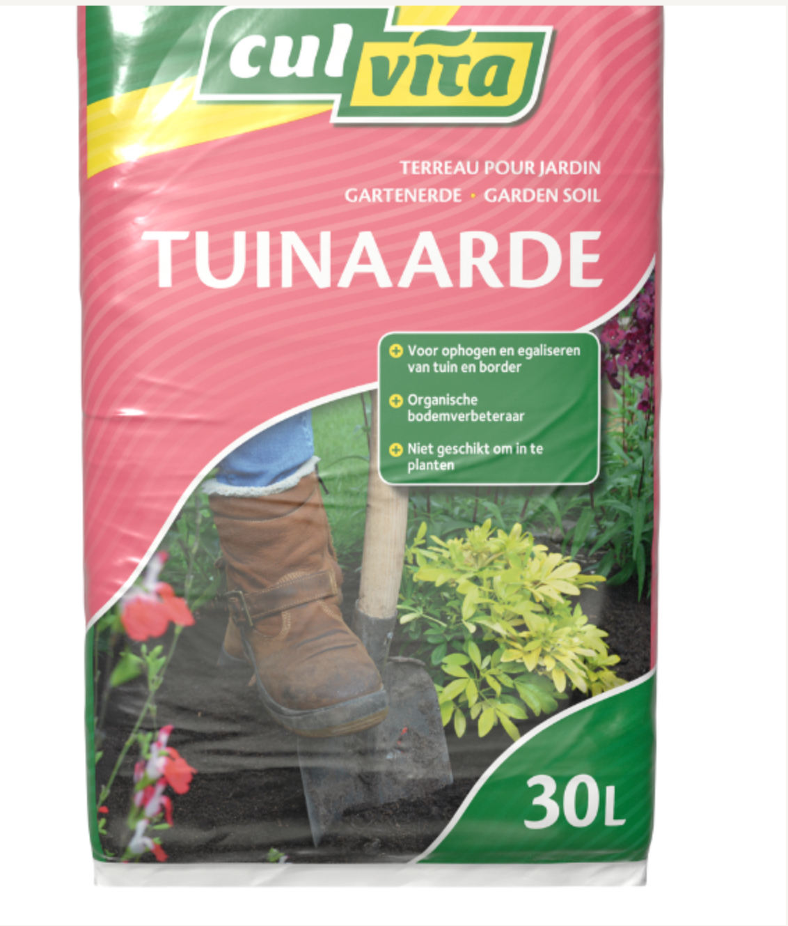 Culvita tuinaarde voor het ophogen van u tuin met kwaliteits grond van www.Buxuskoning.nl