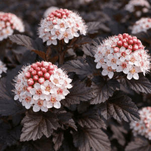 Physocarpus opulifolius ‘Diabolo’, in het Nederlands blaasspirea ‘Diabolo’, is een sterke, bladverliezende sierstruik